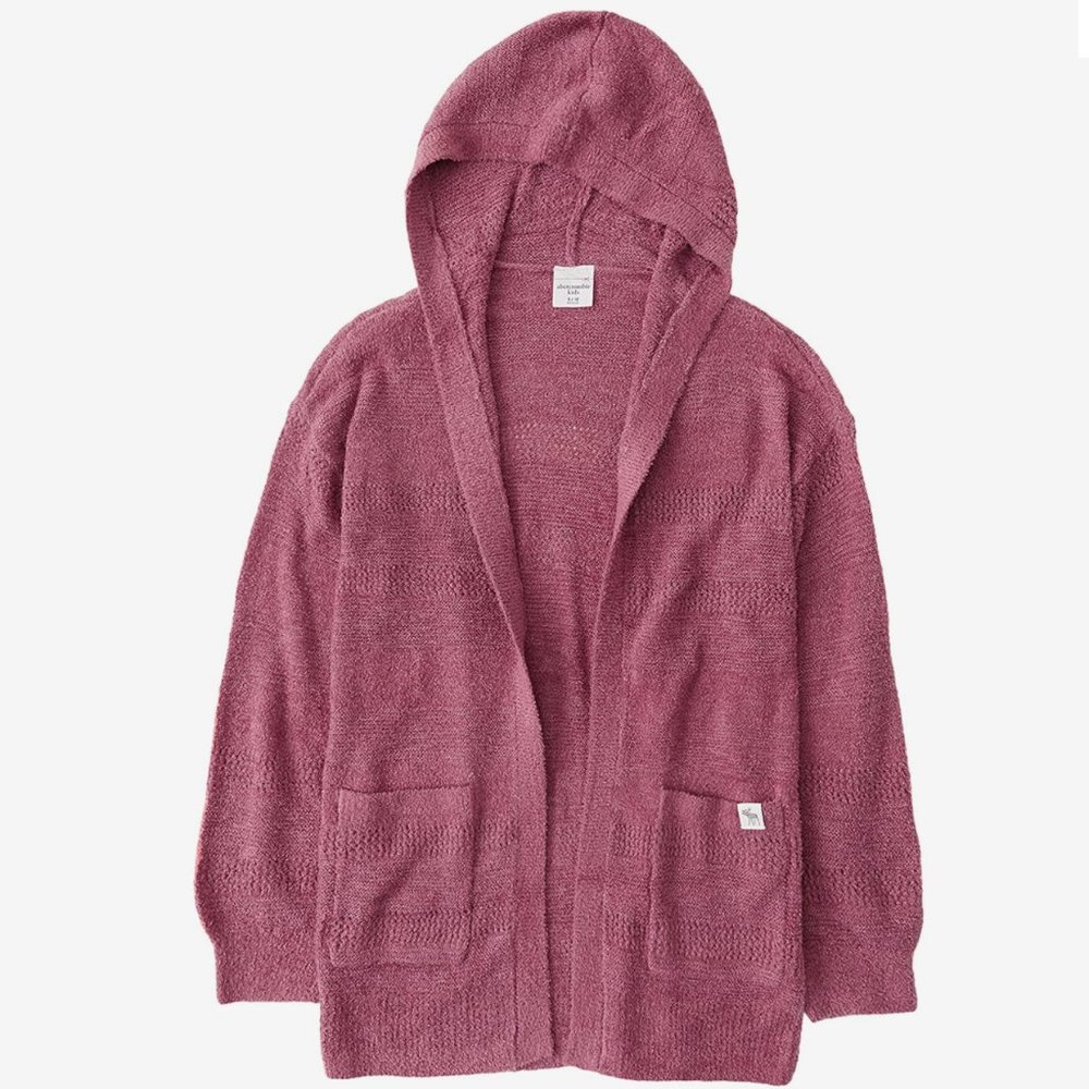 Abercrombie Kids Super soft pink cardigan - Size 13/14 or women's small - NWT